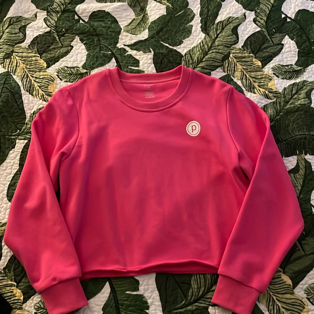 EUC cropped Pure Barre sweatshirt